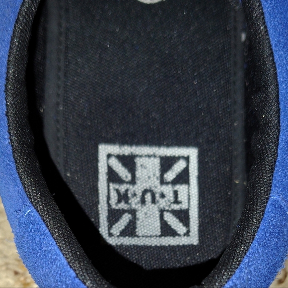 T.U.K Men's Blue Suede/Leather Shoes Size 11 - Picture 7 of 7